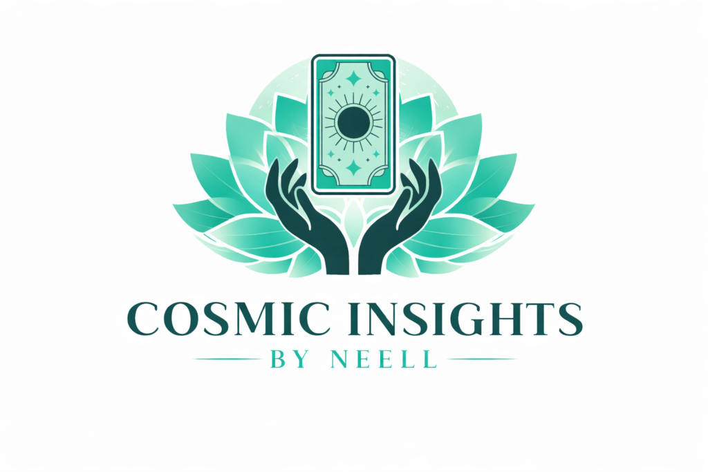 Home cosmic insights by neell logo sea green