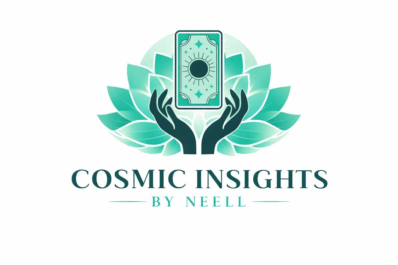 Home cosmic insights by neell logo sea green