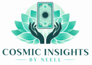 cosmic insights by neell logo sea green